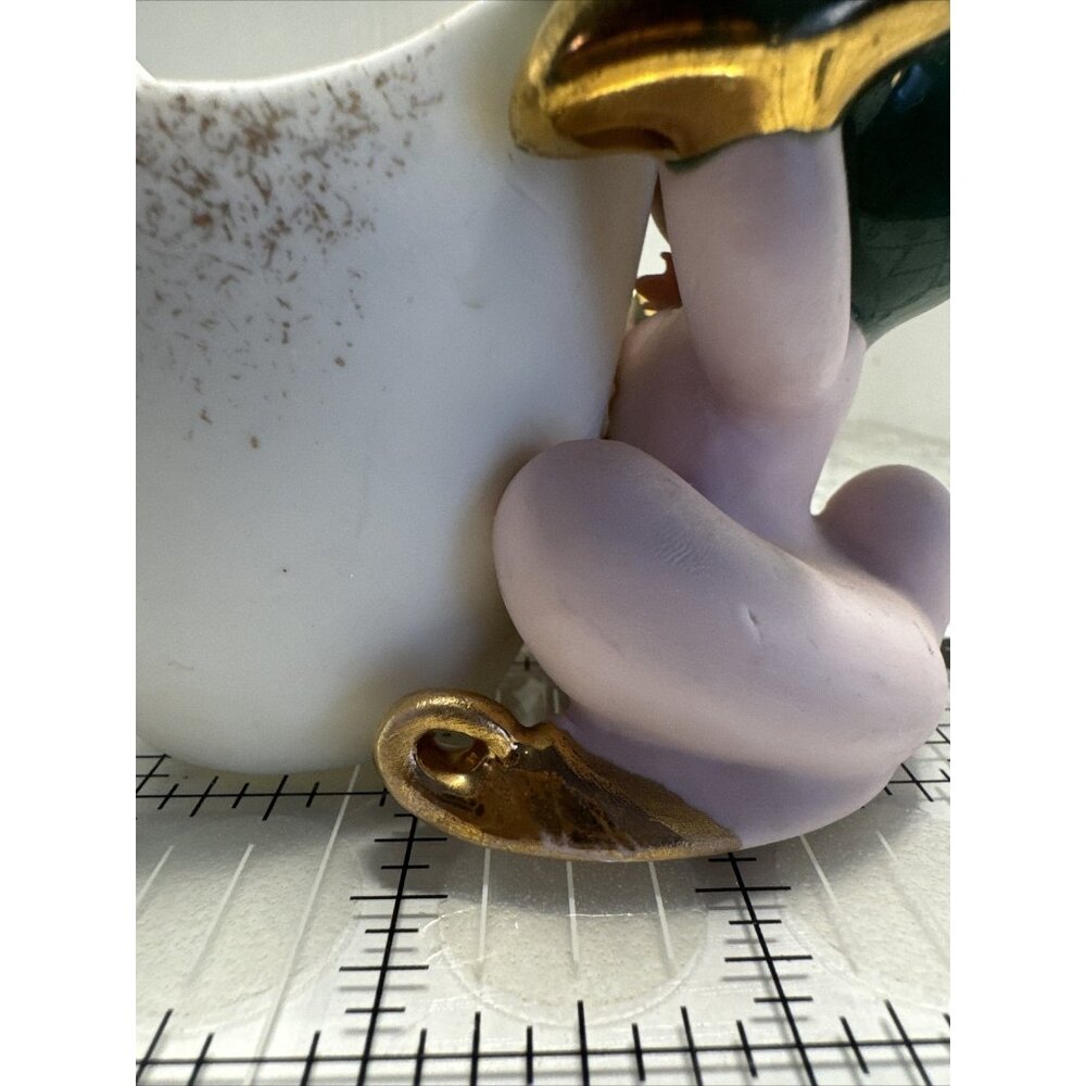Vintage LEFTON Pink Bunny Rabbit Creamer/Planter Easter Anthropomorphic - Picture 12 of 16